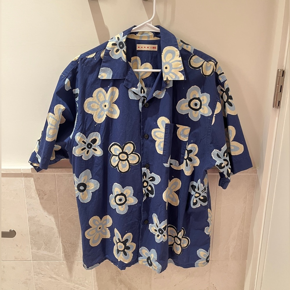 Marni x Uniqlo Fun Floral Button Up Shirt